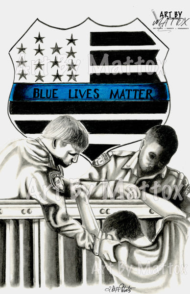 Inspired By "Blue Lives Matter"