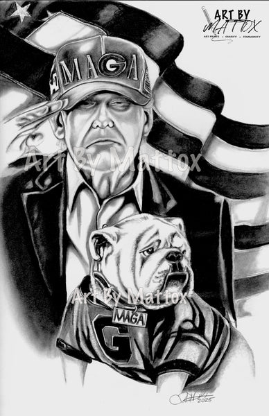 Inspired by "UGA x Donald Trump"